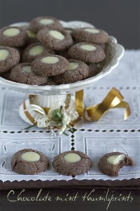 Galletitas de chocolate y menta
