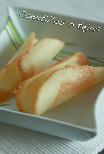 Canutillos o tejas