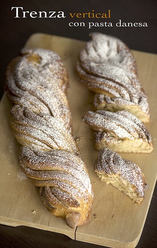 Trenza vertical con pasta danesa