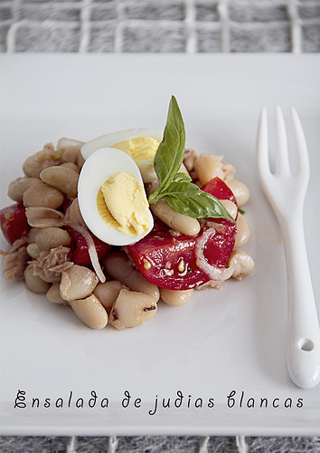 Ensalada de judías blancas