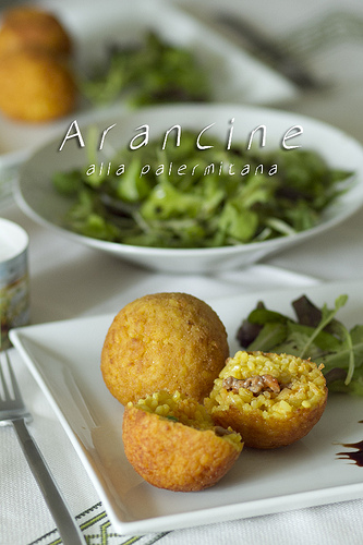 Arancine alla palermitana