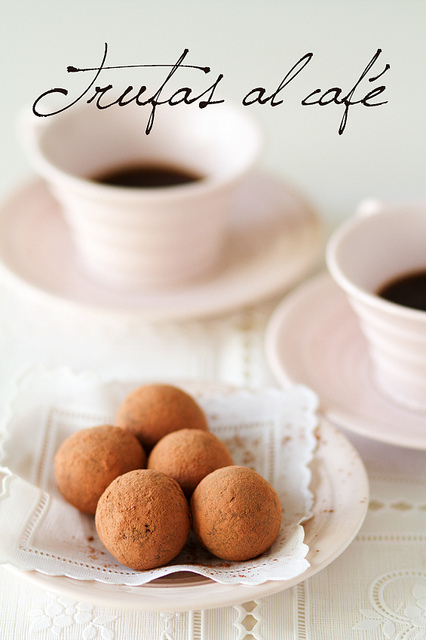Trufas al café