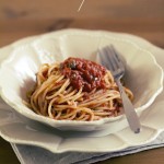 Espaguetis con tomate