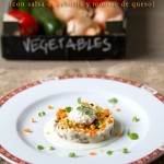 Tartare de carne y verduritas frescas