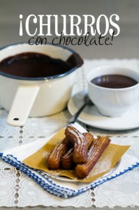 Churros con chocolate