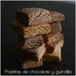 Pastitas de chocolate y guindilla