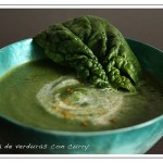 Crema de verduras con curry