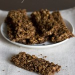 Barritas de cereales y chocolate