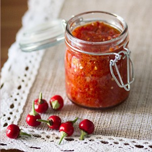 salsa de guindilla