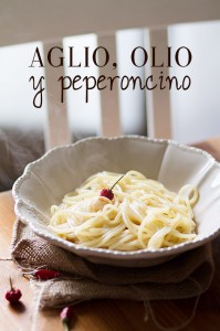 aglio olio peperoncino