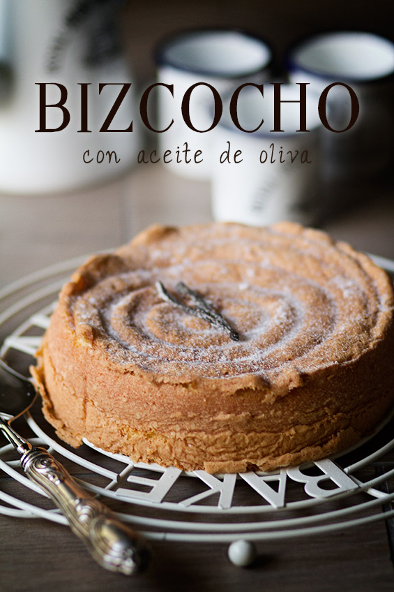 bizcocho con aceite de oliva