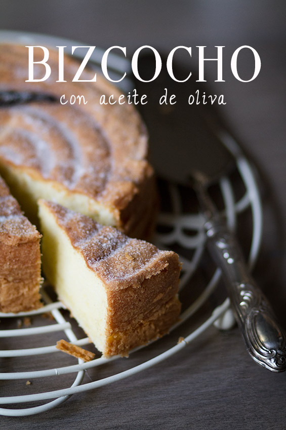 bizcocho con aceite de oliva